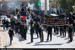 گزارش تصویری خبرگزاری فارس از عزاداری و تعزیه روز عاشورا در روستای باغخواص ورامین